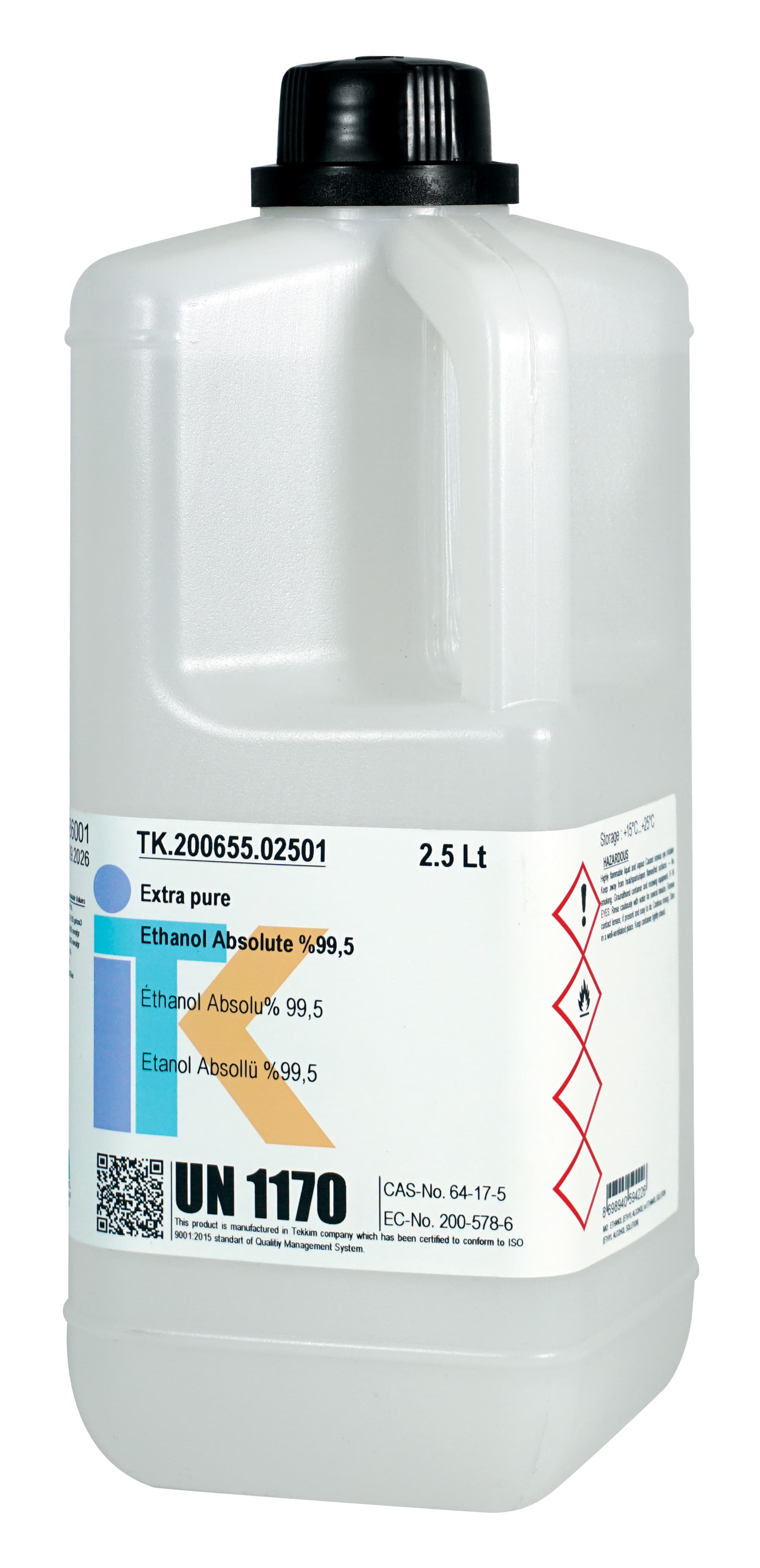 2,5 Lt Plastik şişe (Beyaz)