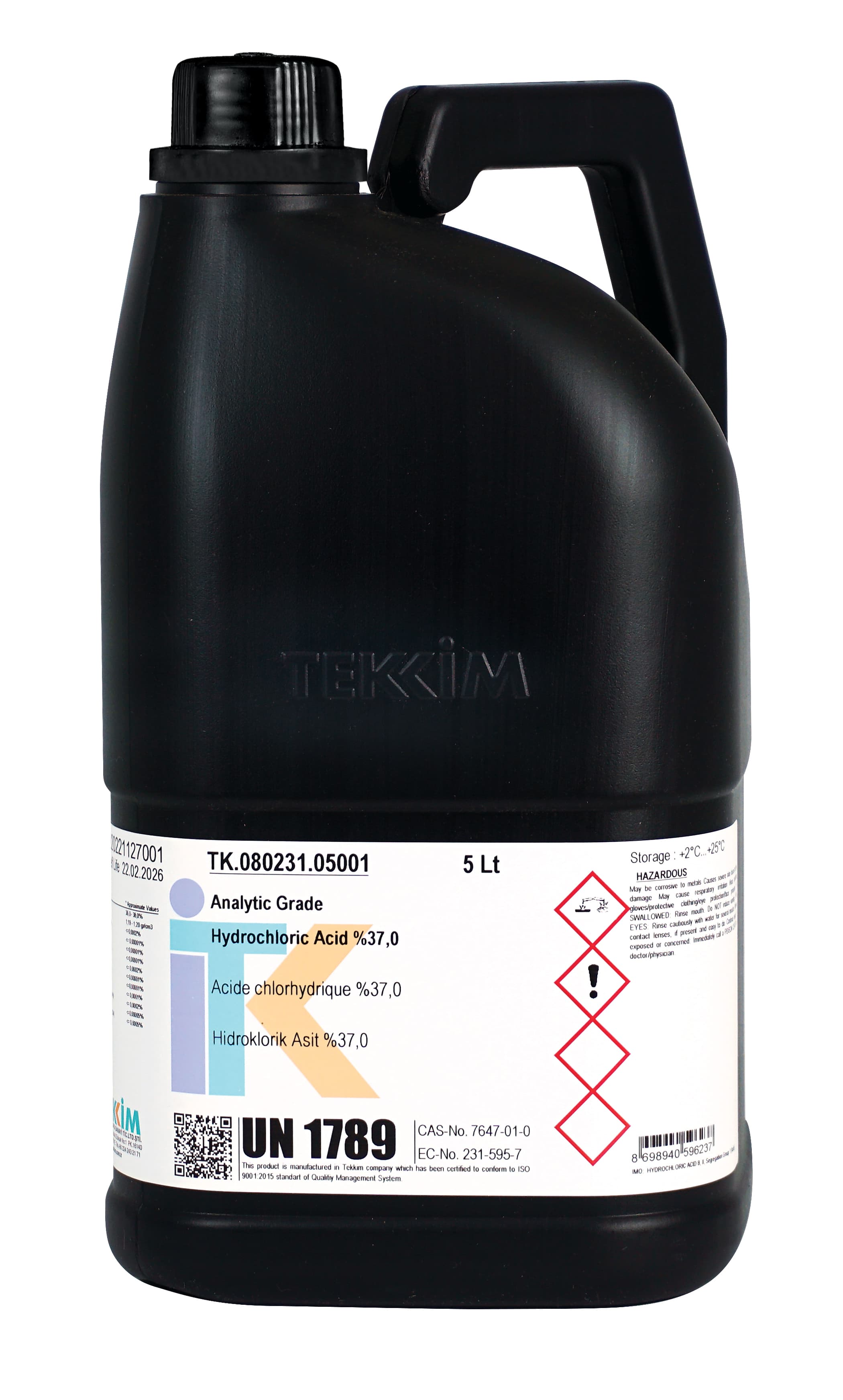 5 Lt Plastik şişe (Siyah)